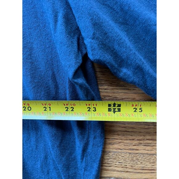 Rag & Bone New York Blue Silk Blend Pullover Sweater Top  Women's Size XXL - Picture 9 of 11